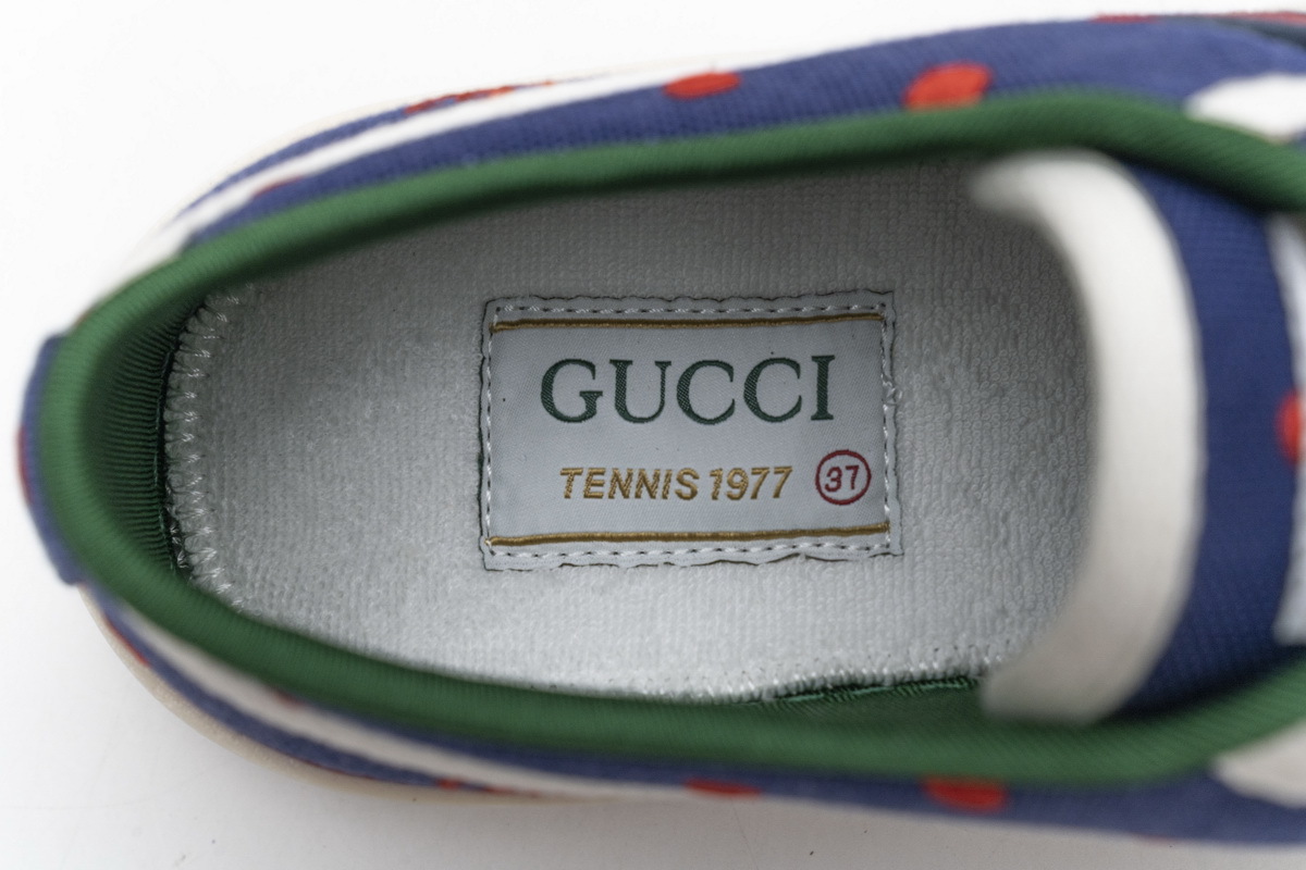 Coco Shoes Gucci Women Tennis Dots Sneaker G602129 AY070 9591 - Cocoshoesvip.net