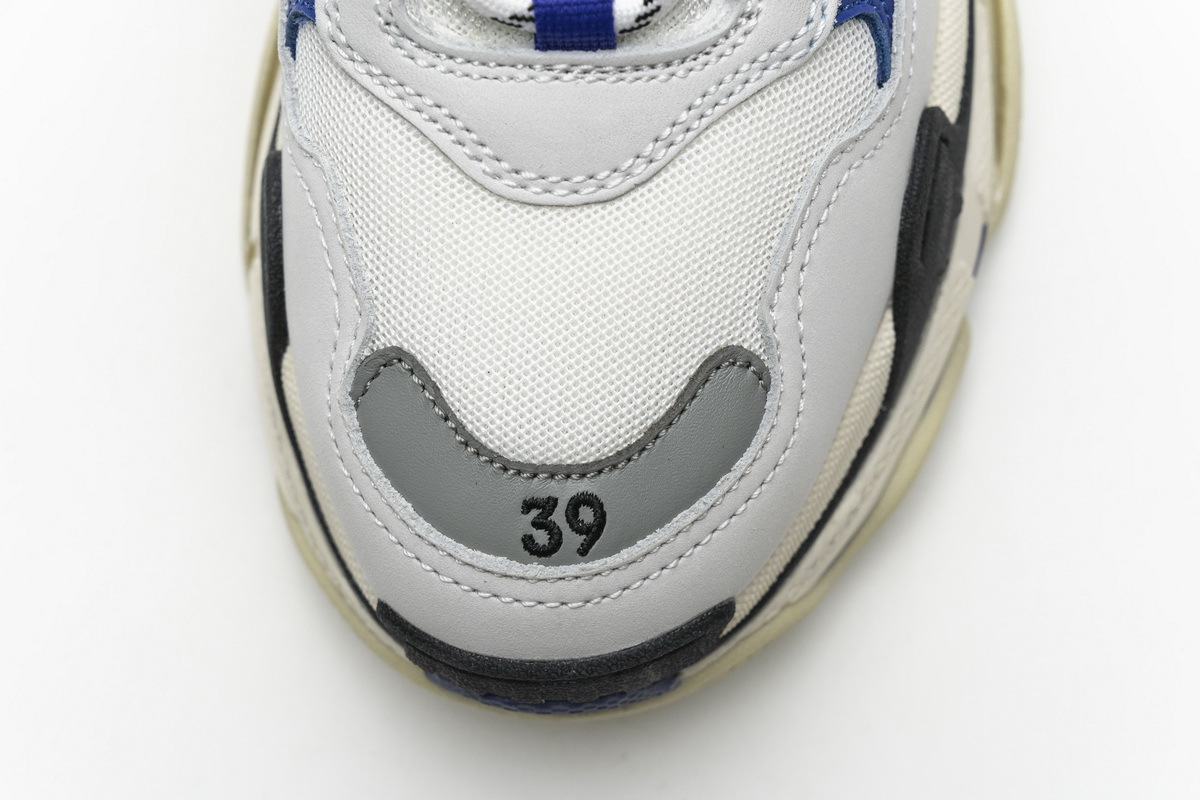 Coco Shoes Balenciaga Triple S Black Blue Violet 490672 W09O5 1005 - Cocoshoesvip.net