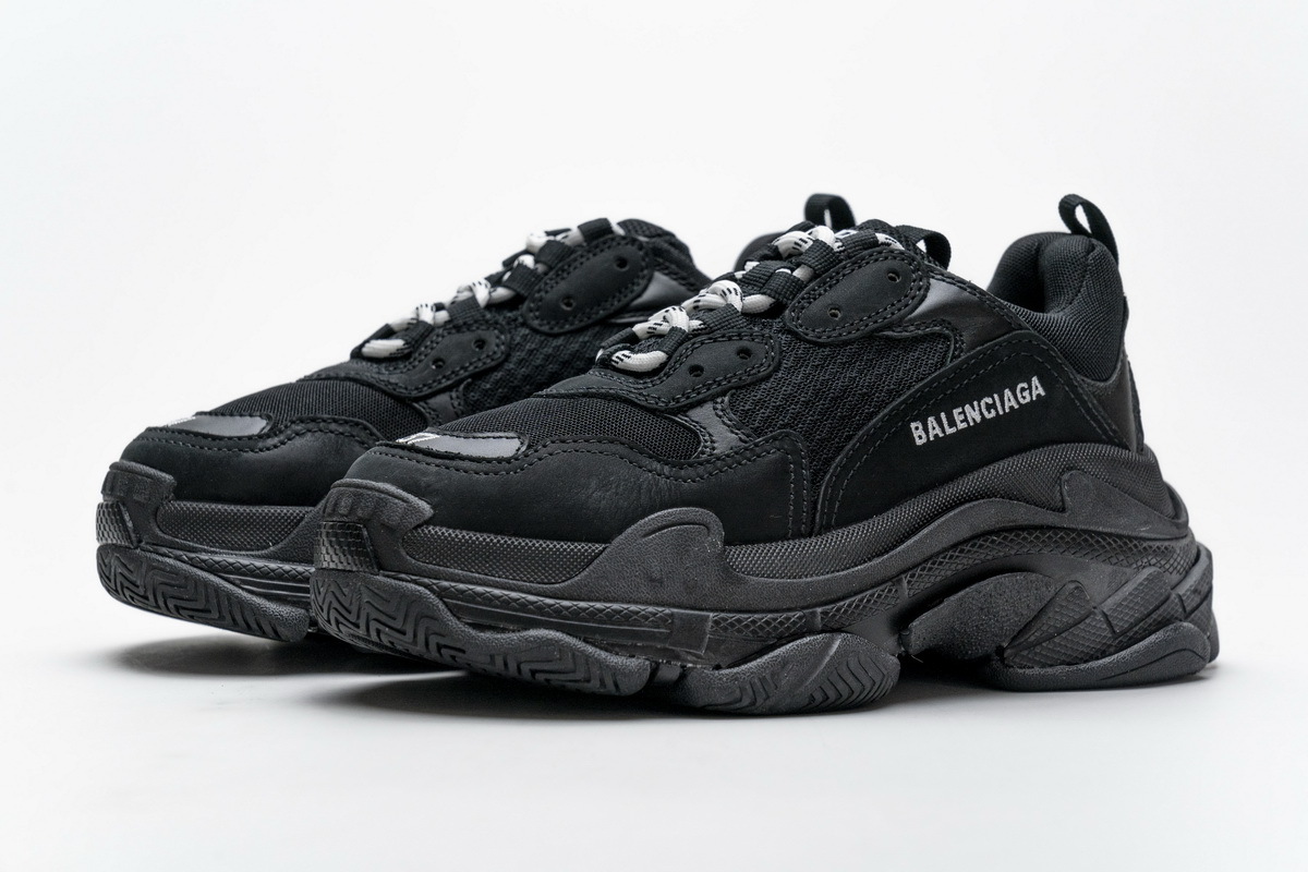 Coco Shoes Balenciaga Triple S Black 483513 W06E2 2323 - Cocoshoesvip.net