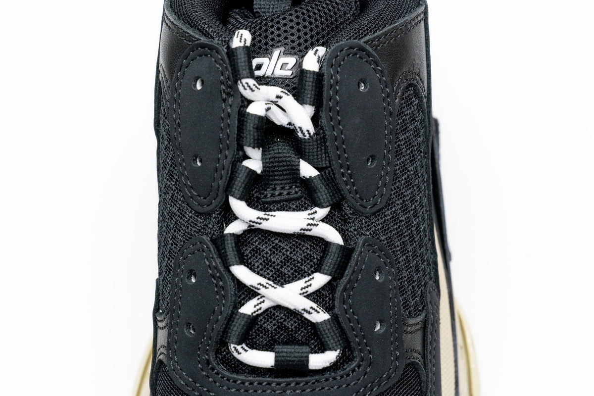 Coco Shoes Balenciaga Triple S Black White Red 483513 W06E1 1000 - Cocoshoesvip.net