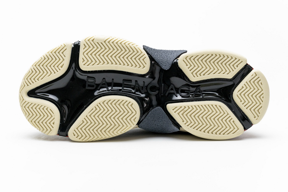 Coco Shoes Balenciaga Triple S Black White Red 483513 W06E1 1000 - Cocoshoesvip.net