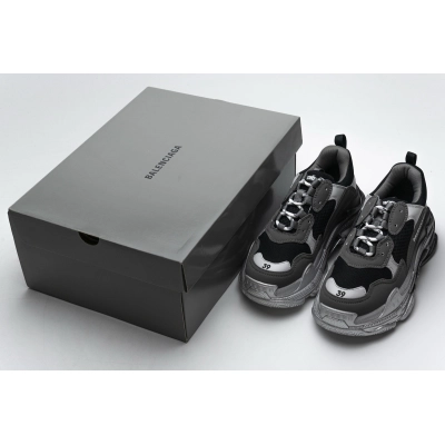 Balenciaga Triple S Black Grey Silver 483546 W06F1 0841 02