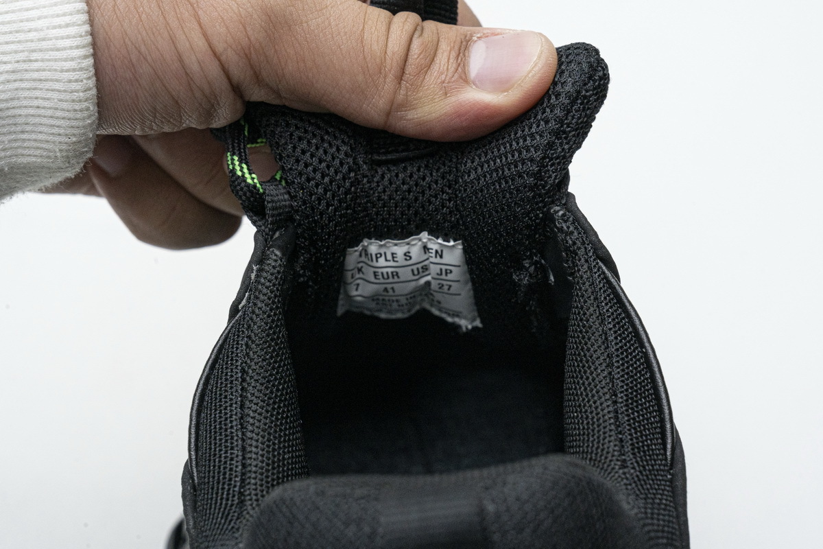 Coco Shoes Balenciaga Triple S Black Green 524039 W2PW1 4881 - Cocoshoesvip.net