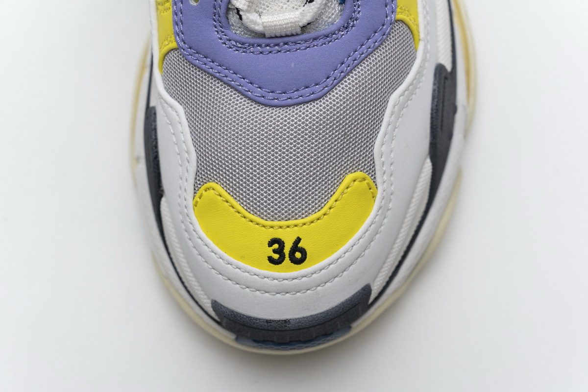 Coco Shoes Balenciaga Triple S Black Grey Blue 541624 W06E2 7282 - Cocoshoesvip.net