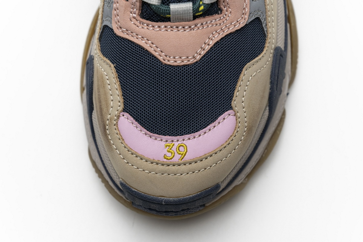 Coco Shoes Balenciaga Triple S Grey Yellow 490672 W09O5 1027 - Cocoshoesvip.net