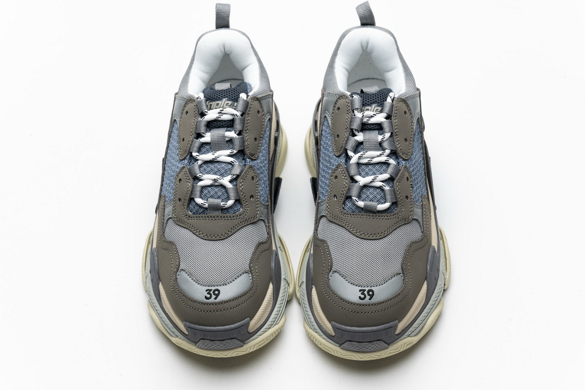 Coco Shoes Balenciaga Triple S Grey 483513 W06E1 1259 - Cocoshoesvip.net