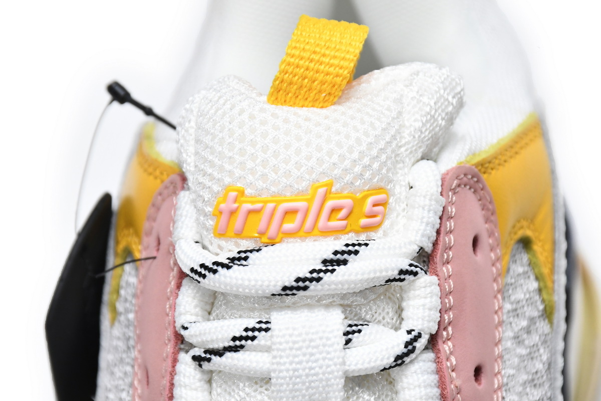 Coco Shoes Balenciaga Triple S Black Yellow Pink 490672 W09O5 9035 - Cocoshoesvip.net