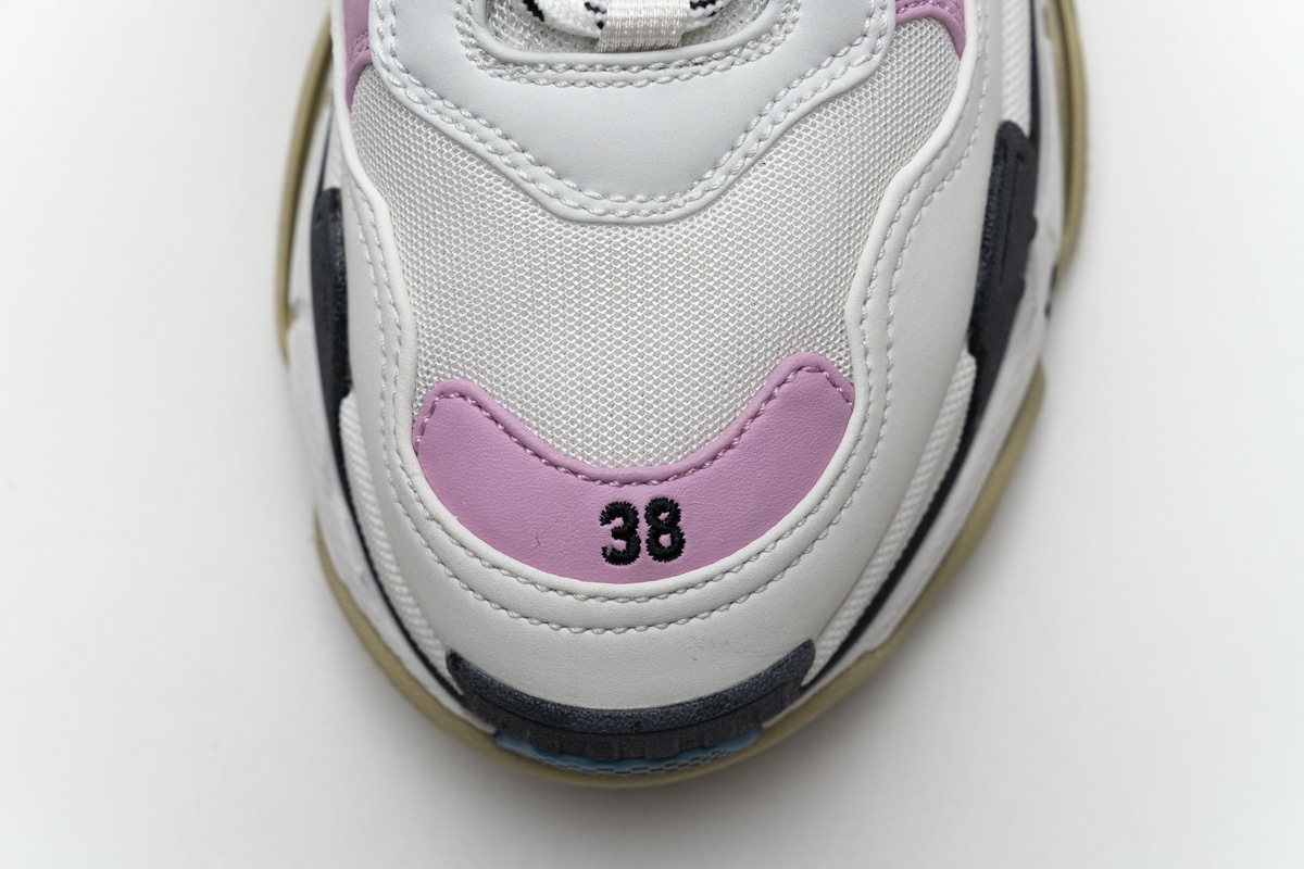 Coco Shoes Balenciaga Triple S Blue Pink 541624 W06E2 7352 - Cocoshoesvip.net