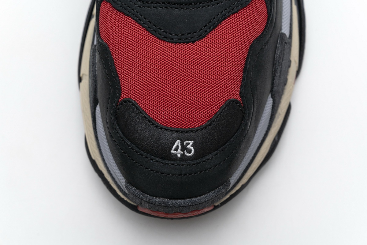 Coco Shoes Balenciaga Triple S Green Red 490672 W09O5 1068 - Cocoshoesvip.net