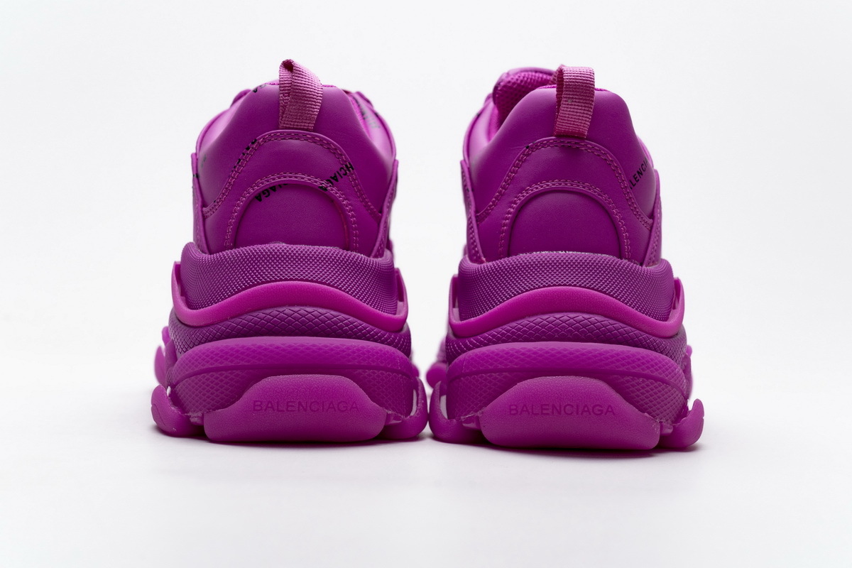 Coco Shoes Balenciaga Triple S Letter Pulm Powder 524039 W2FA1 7634 - Cocoshoesvip.net