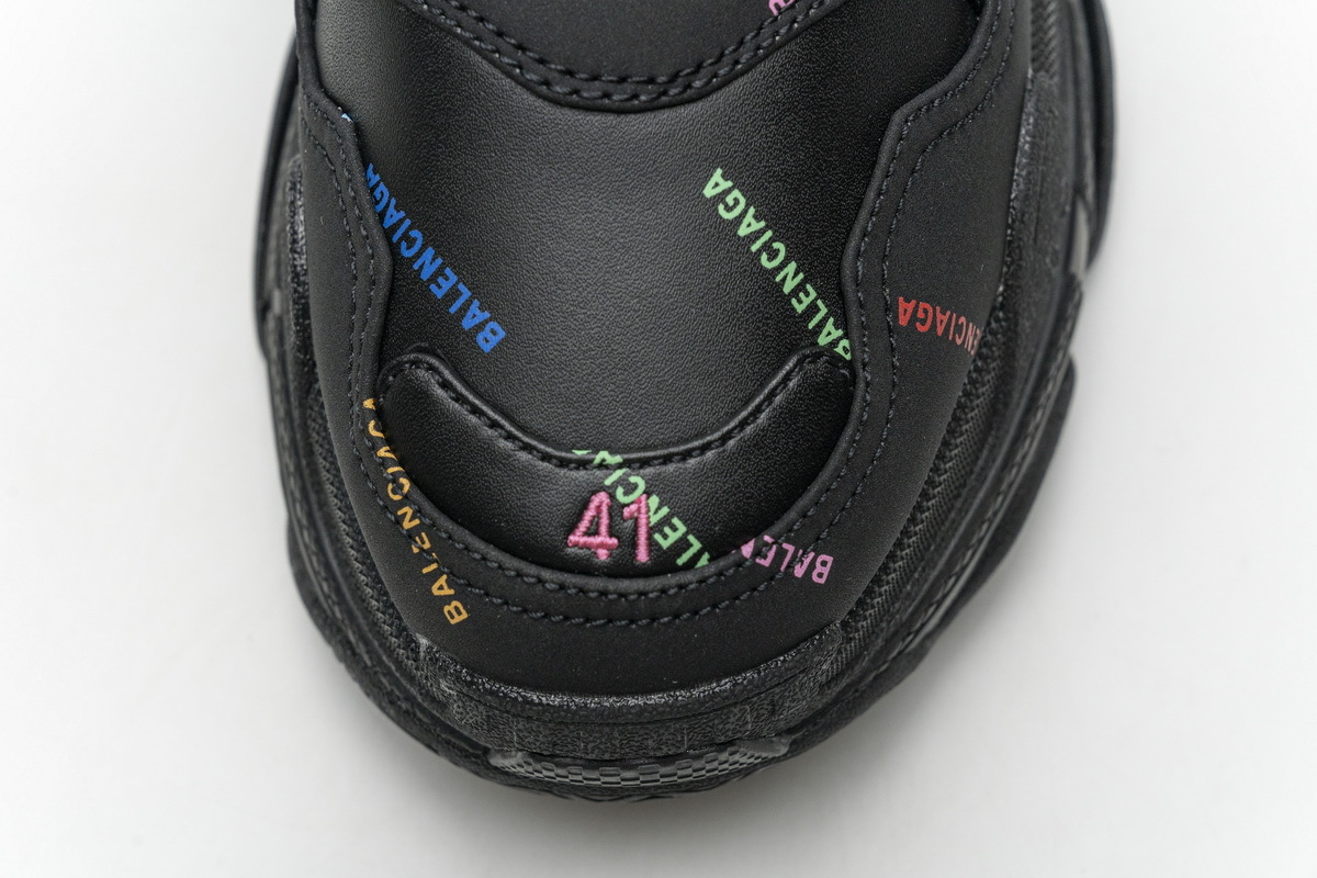 Coco Shoes Balenciaga Triple S Letter Colorful 524039 W2FA1 1210 - Cocoshoesvip.net