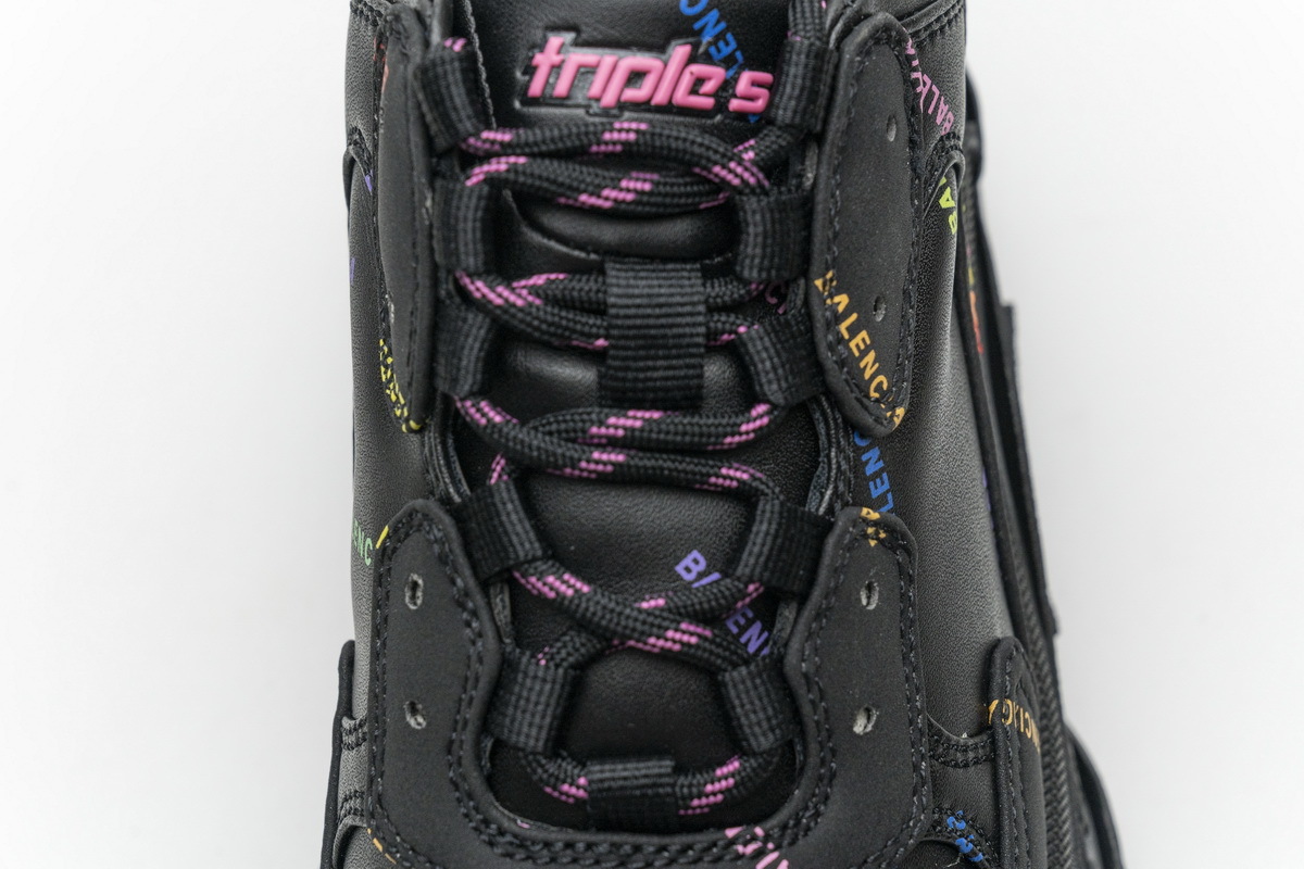 Coco Shoes Balenciaga Triple S Letter Colorful 524039 W2FA1 1210 - Cocoshoesvip.net