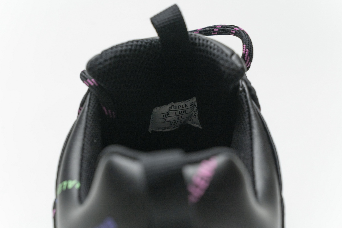 Coco Shoes Balenciaga Triple S Letter Colorful 524039 W2FA1 1210 - Cocoshoesvip.net