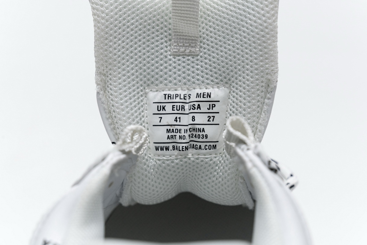 Coco Shoes Balenciaga Triple S White 524039 W06E2 2021 - Cocoshoesvip.net