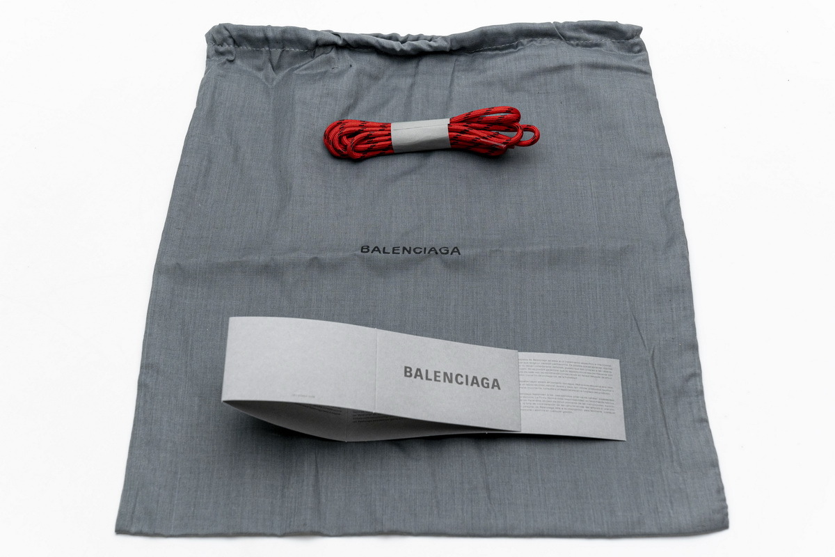 Coco Shoes Balenciaga Triple S Letter Bright Red 524039 W2FA1 7632 - Cocoshoesvip.net