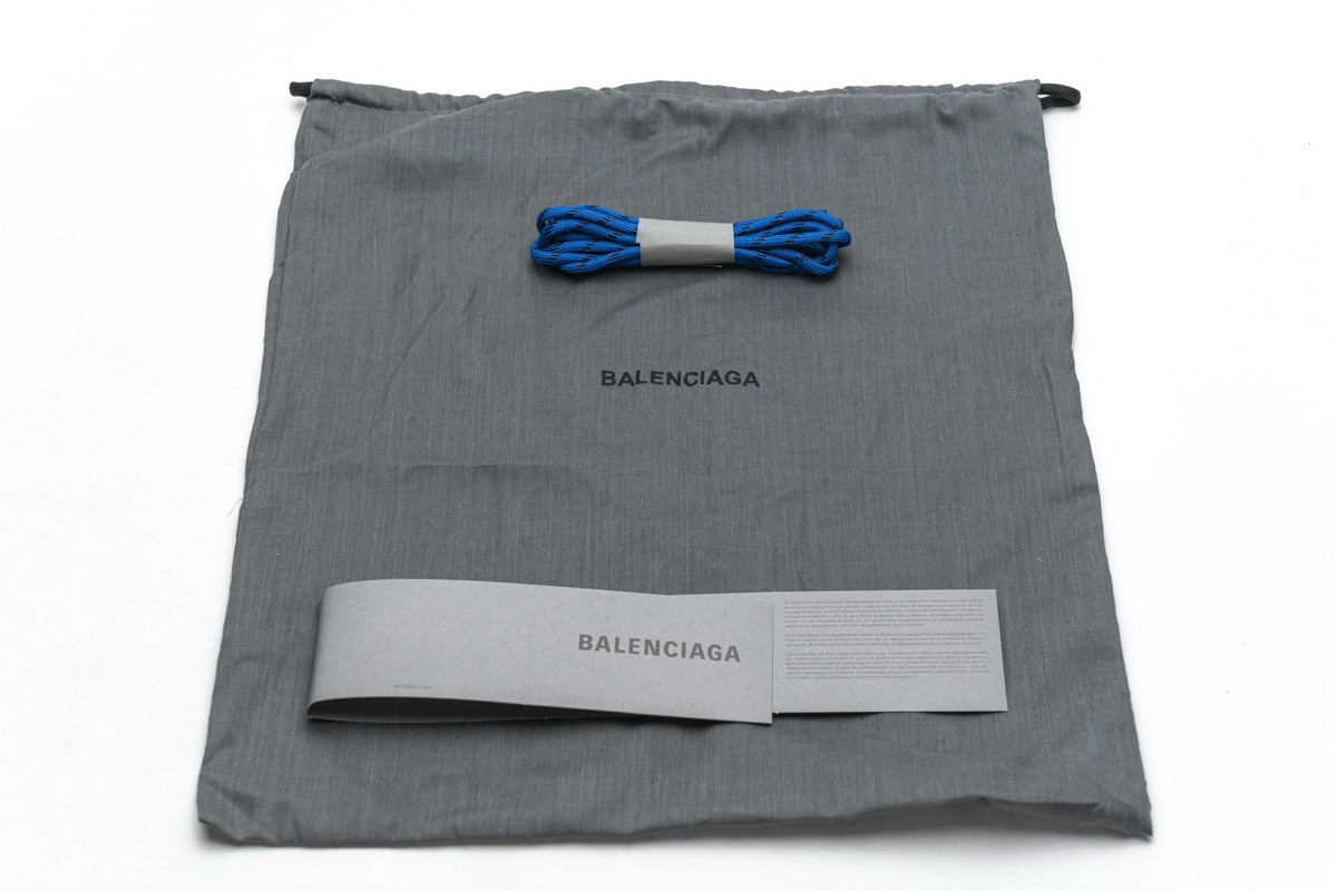 Coco Shoes Balenciaga Triple S Letter Blue 536737 W06E2 0848 - Cocoshoesvip.net