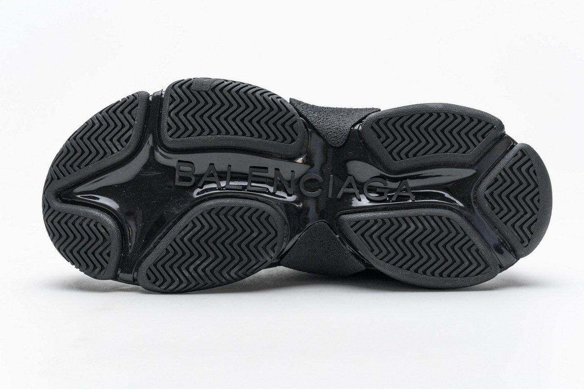 Coco Shoes Balenciaga Triple S Letter Black Pink 524039 W2FA1 7635 - Cocoshoesvip.net