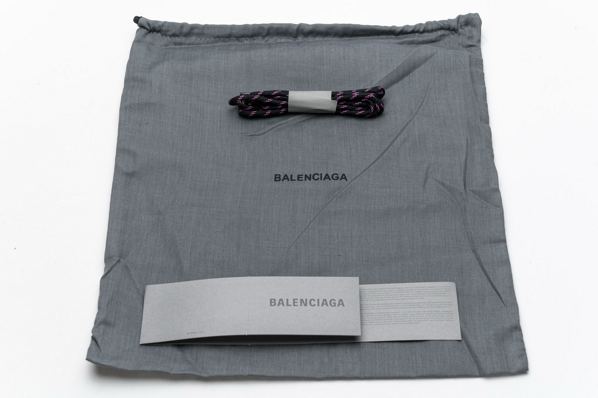 Coco Shoes Balenciaga Triple S Letter Black Pink 524039 W2FA1 7635 - Cocoshoesvip.net