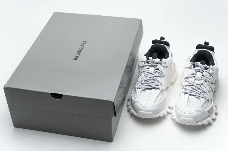 Coco Shoes Balenciaga Track White Black (Without LED) 542436 W3AC1 9010 - Cocoshoesvip.net