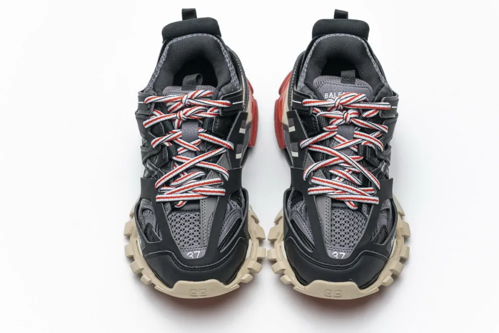 Coco Shoes Balenciaga Track Black Red (Without LED) 542436 W1GB1 1000 - Cocoshoesvip.net