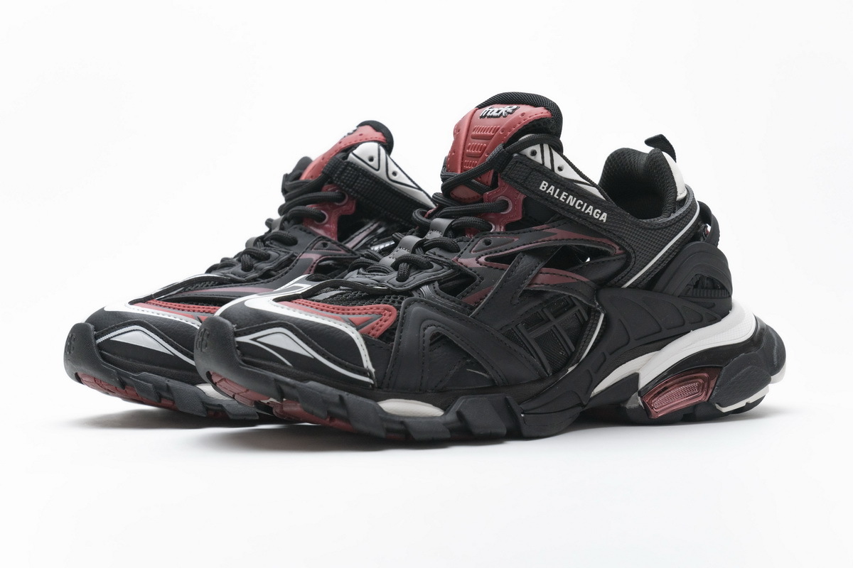 Coco Shoes Balenciaga Track.2 Sneaker Burgundy 568615 W2GN3 6000 - Cocoshoesvip.net