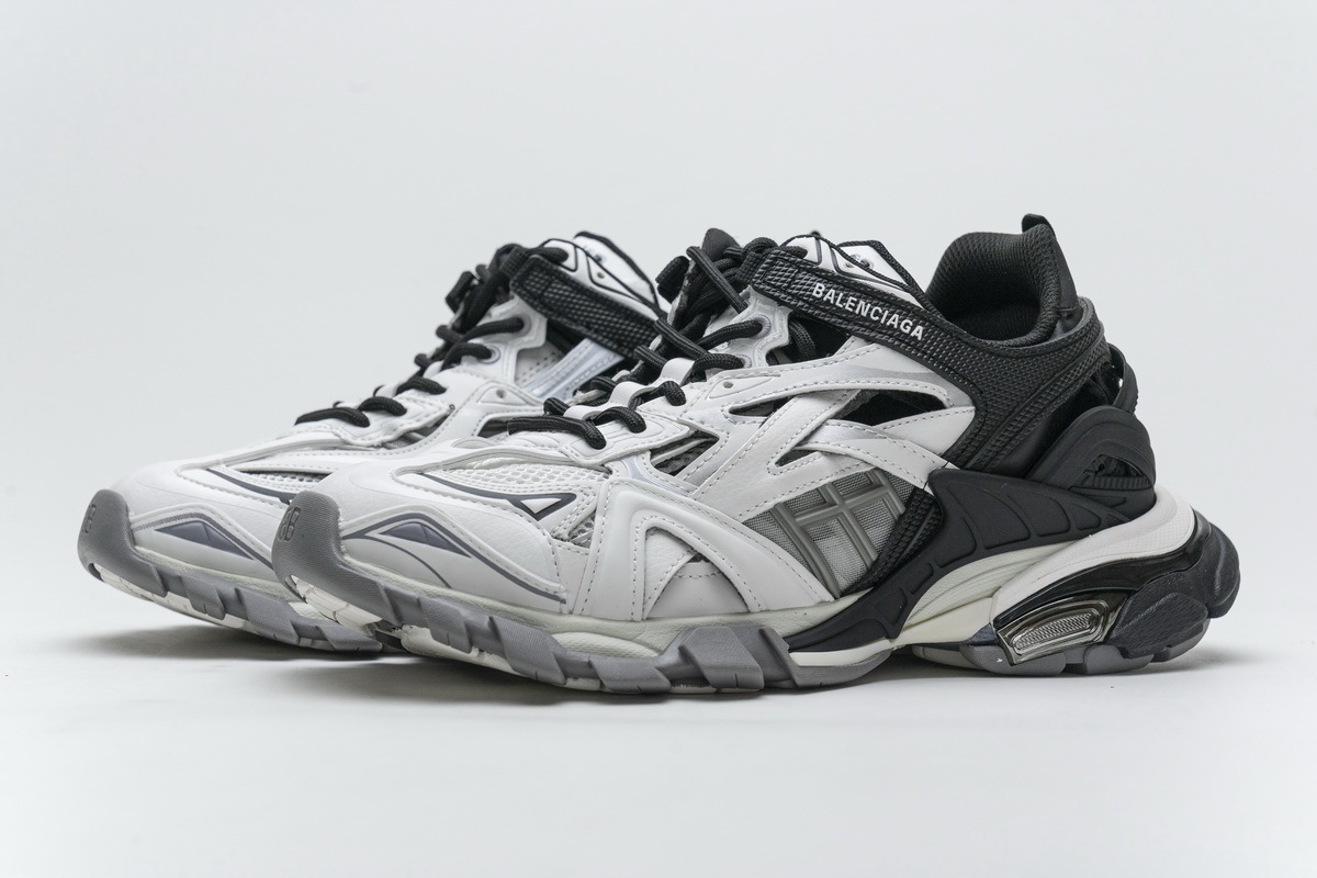 Coco Shoes Balenciaga Track.2 Sneaker Black White 570391 W2GN3 1090 - Cocoshoesvip.net