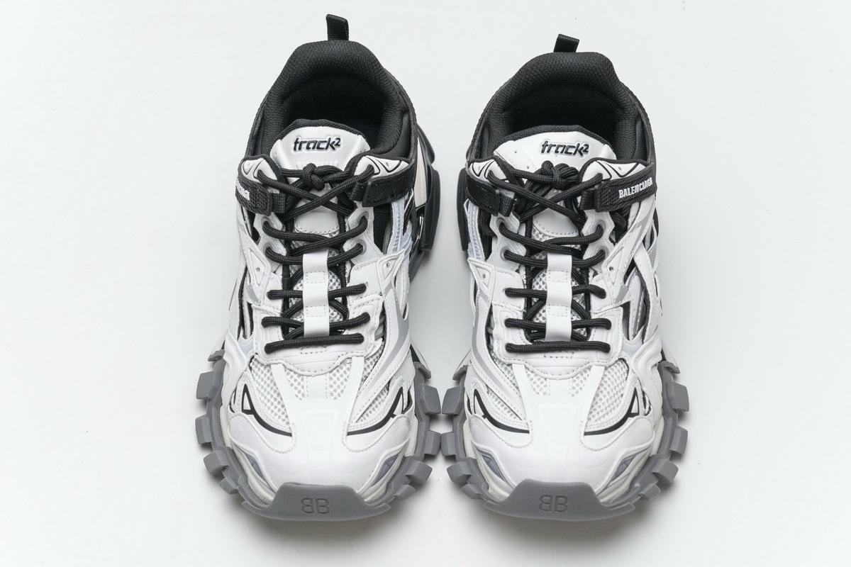 Coco Shoes Balenciaga Track.2 Sneaker Black White 570391 W2GN3 1090 - Cocoshoesvip.net