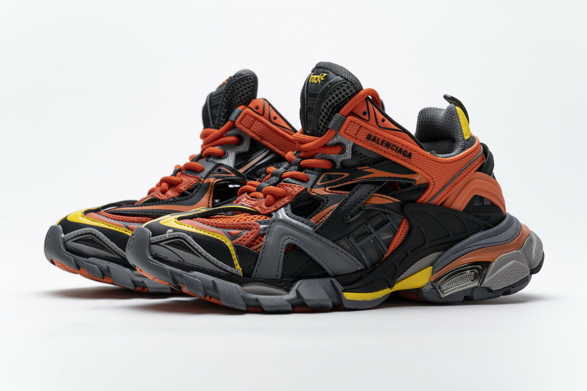 Coco Shoes Balenciaga Track.2 Sneaker Black Orange 568614 W2GN8 2008 - Cocoshoesvip.net