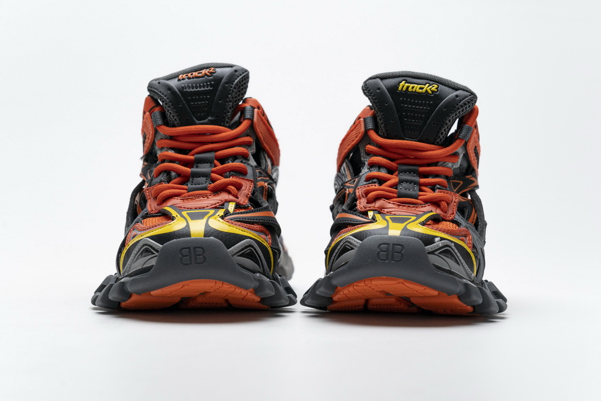 Coco Shoes Balenciaga Track.2 Sneaker Black Orange 568614 W2GN8 2008 - Cocoshoesvip.net