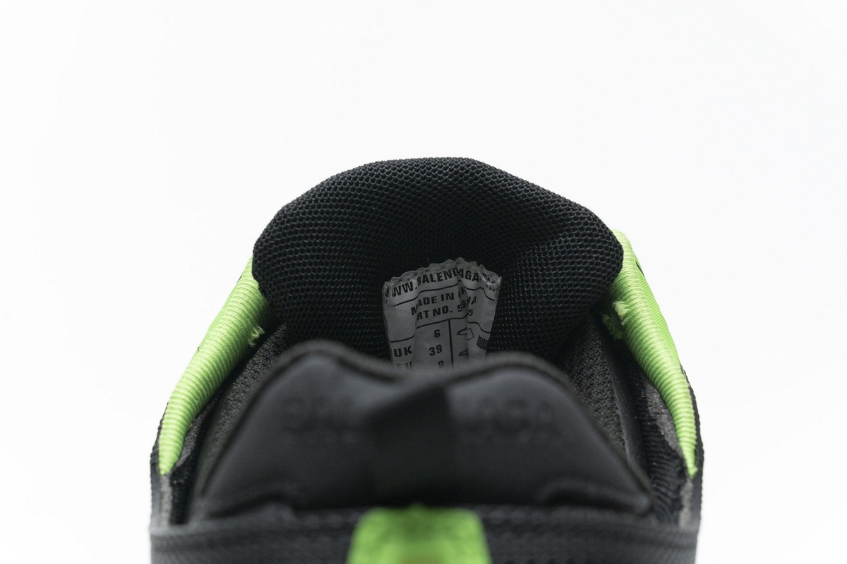 Coco Shoes Balenciaga Track.2 Sneaker Black Green 568615 W2GN1 1012 - Cocoshoesvip.net
