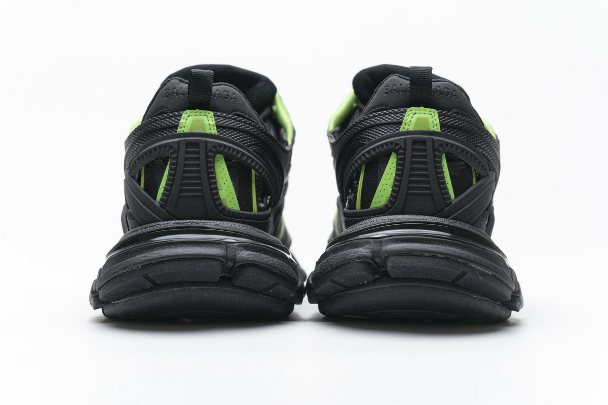 Coco Shoes Balenciaga Track.2 Sneaker Black Green 568615 W2GN1 1012 - Cocoshoesvip.net