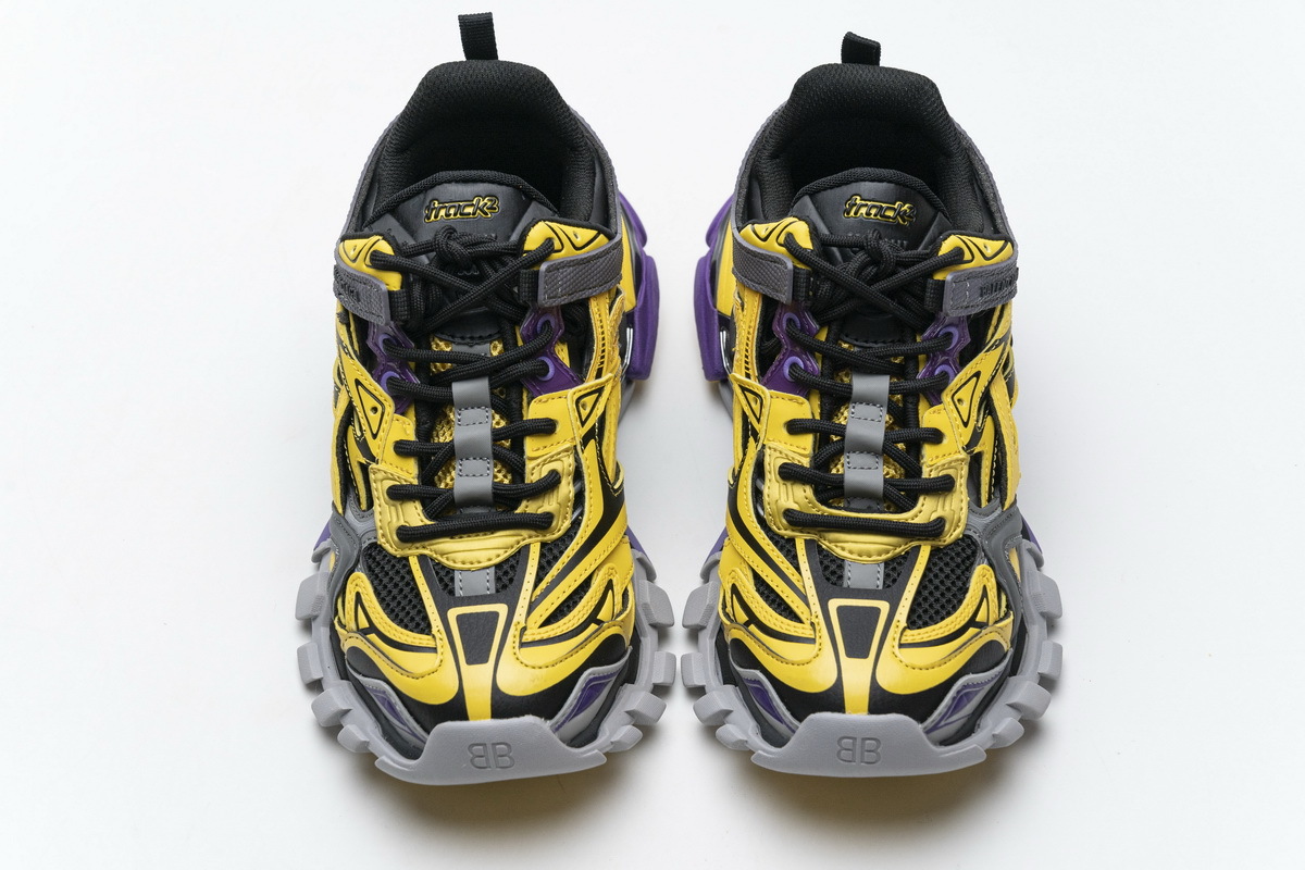 Coco Shoes Balenciaga Track.2 Sneaker Yellow Black 570391 W2GN1 2027 - Cocoshoesvip.net
