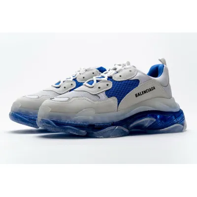 Balenciaga Triple S White Blue 541624 W09E1 1772 01