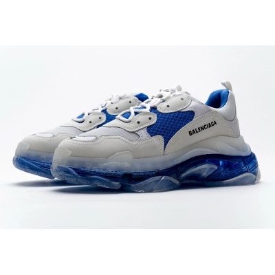 Balenciaga Triple S White Blue 541624 W09E1 1772 01