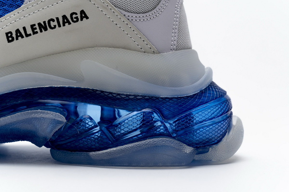 Coco Shoes Balenciaga Triple S White Blue 541624 W09E1 1772 - Cocoshoesvip.net