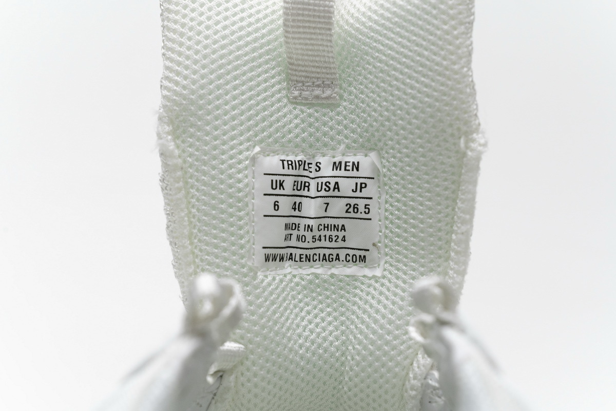 Coco Shoes Balenciaga Triple S White Green 544351 W09E1 1331 - Cocoshoesvip.net