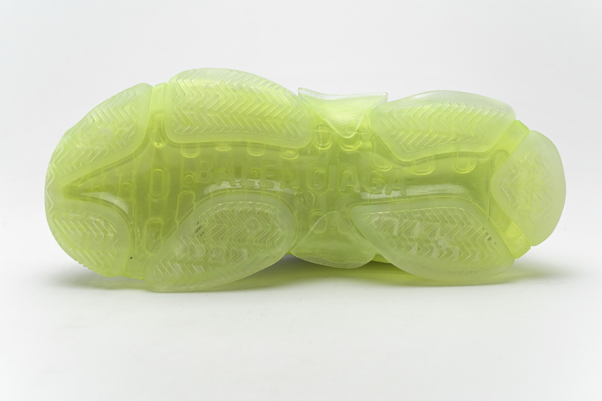 Coco Shoes Balenciaga Triple S White Green 544351 W09E1 1331 - Cocoshoesvip.net