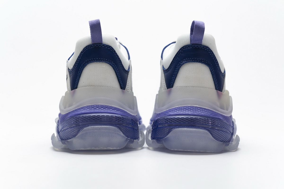 Coco Shoes Balenciaga Triple S White Purple 544351 W09E1 1322 - Cocoshoesvip.net