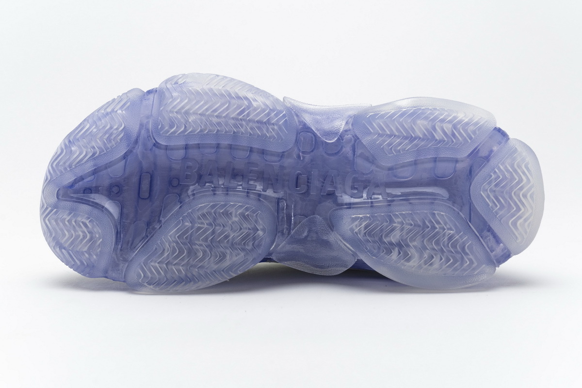 Coco Shoes Balenciaga Triple S White Purple 544351 W09E1 1322 - Cocoshoesvip.net