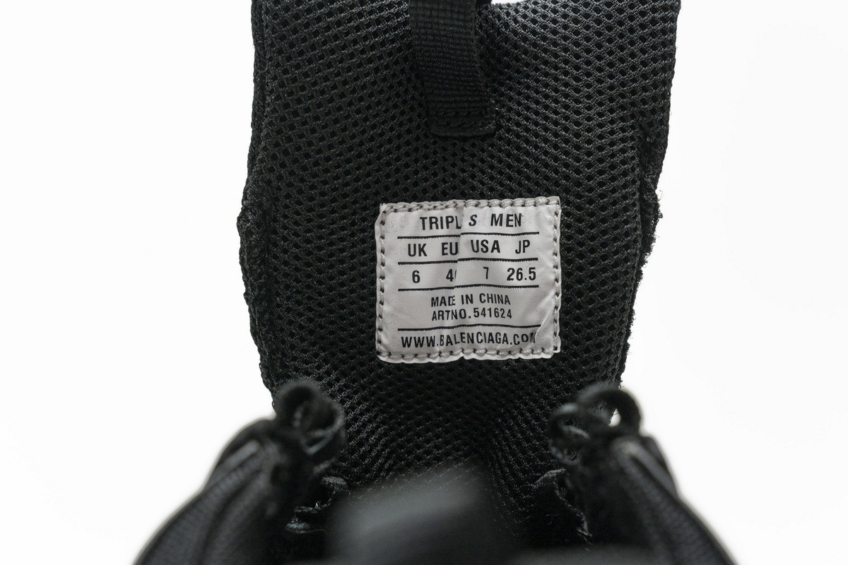 Coco Shoes Balenciaga Triple S Black Green 541624 W09O1 2140 - Cocoshoesvip.net