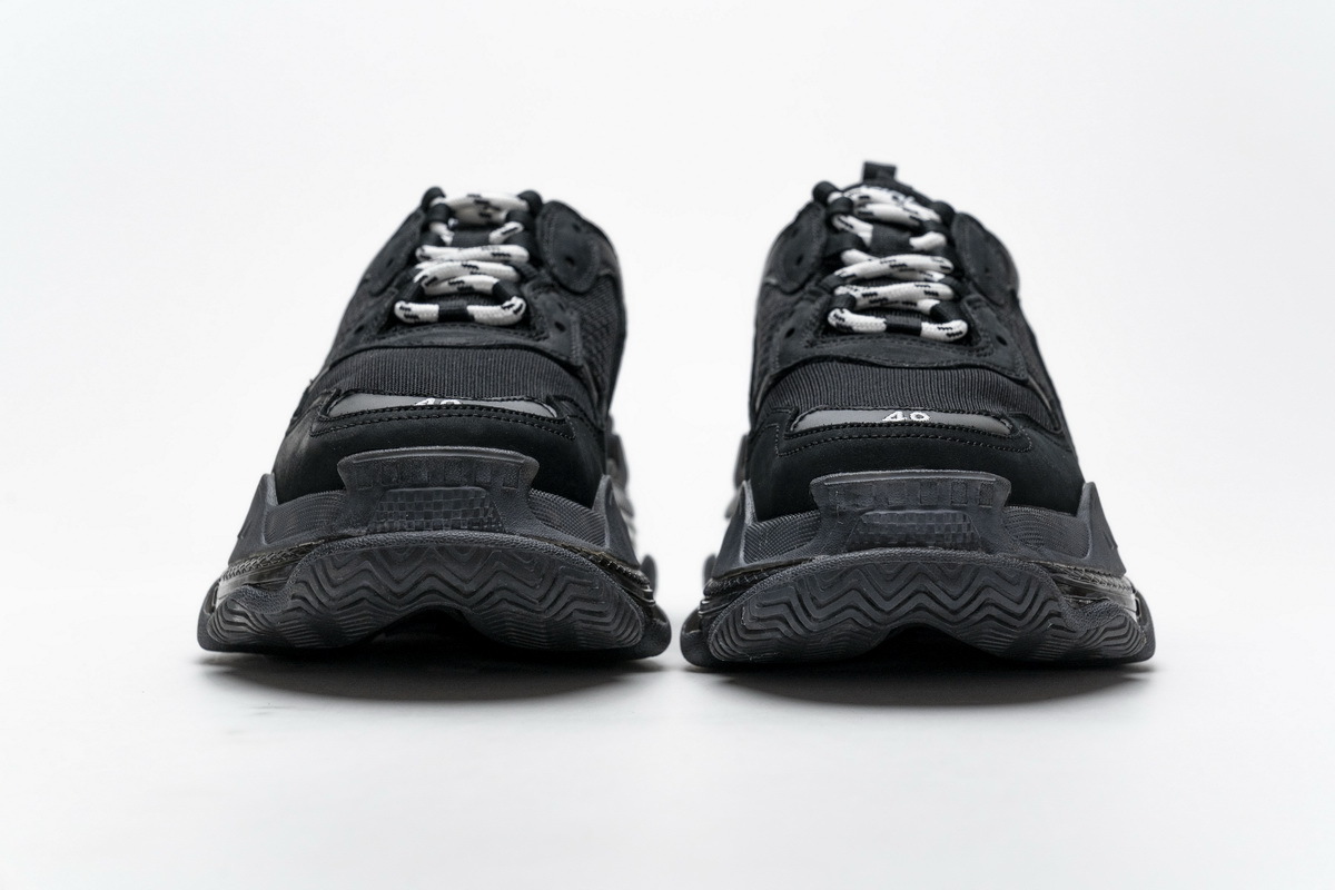 Coco Shoes Balenciaga Triple S Clear Sole Black 541624 W09O1 1000 - Cocoshoesvip.net