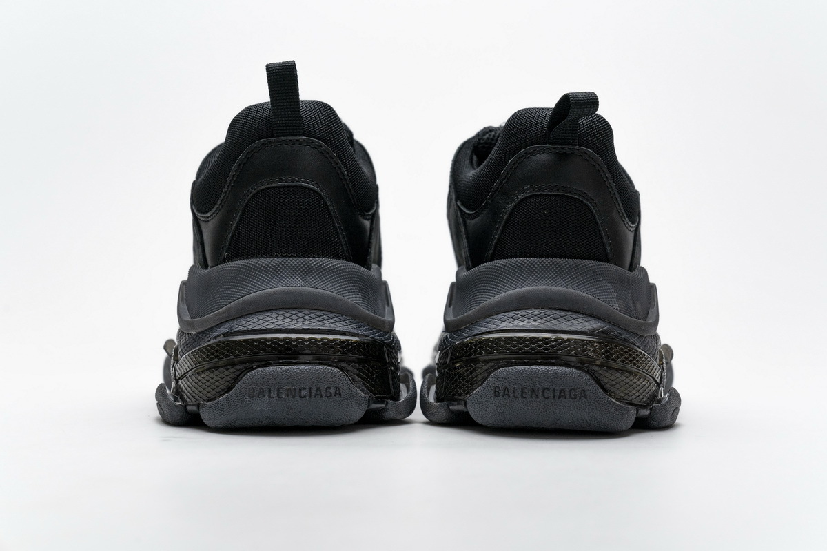 Coco Shoes Balenciaga Triple S Clear Sole Black 541624 W09O1 1000 - Cocoshoesvip.net