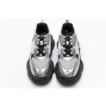 Coco Shoes Balenciaga Triple S Black Silver 541624 W09E1 7320 - Cocoshoesvip.net
