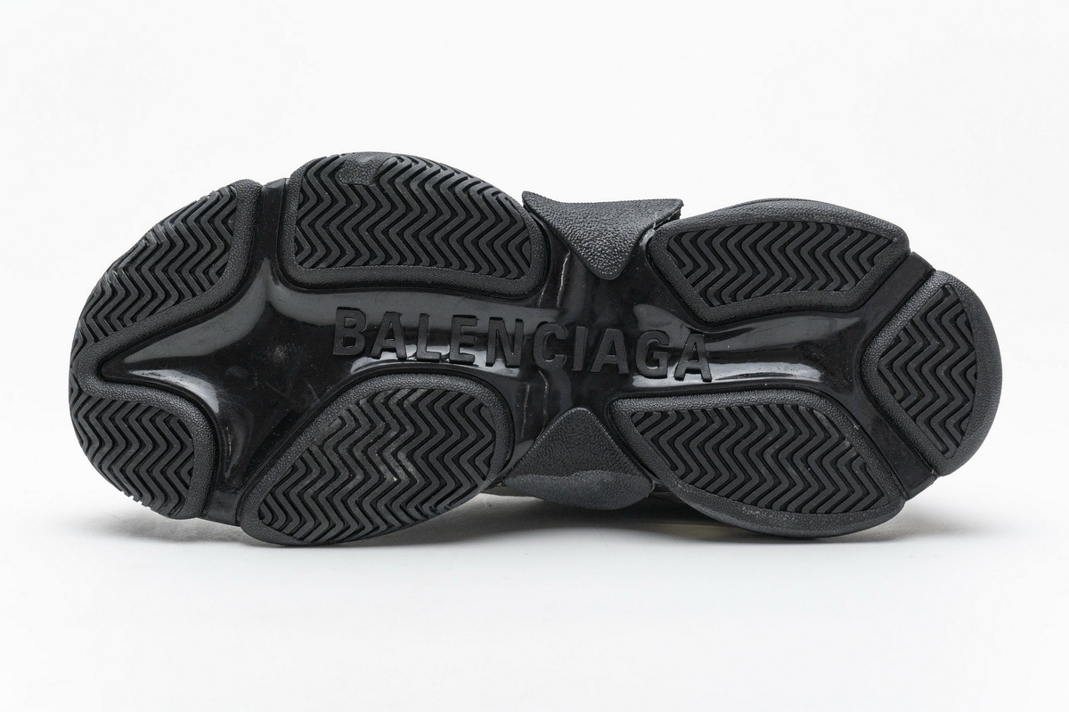 Coco Shoes Balenciaga Triple S Black Silver 541624 W09E1 7320 - Cocoshoesvip.net