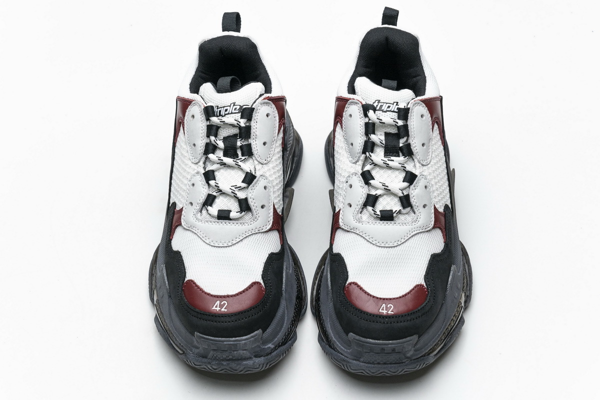 Coco Shoes Balenciaga Triple S Black Brown Red 541624 W09O1 2268 - Cocoshoesvip.net