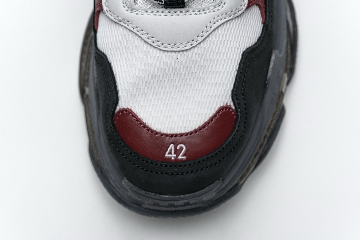 Coco Shoes Balenciaga Triple S Black Brown Red 541624 W09O1 2268 - Cocoshoesvip.net