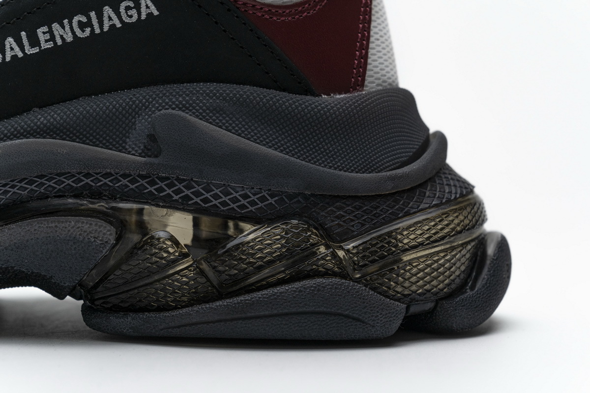 Coco Shoes Balenciaga Triple S Black Brown Red 541624 W09O1 2268 - Cocoshoesvip.net