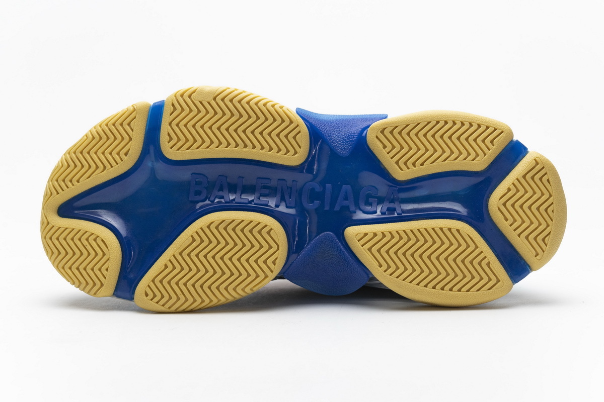 Coco Shoes Balenciaga Triple S Blue Red 544351 W09O1 2120 - Cocoshoesvip.net