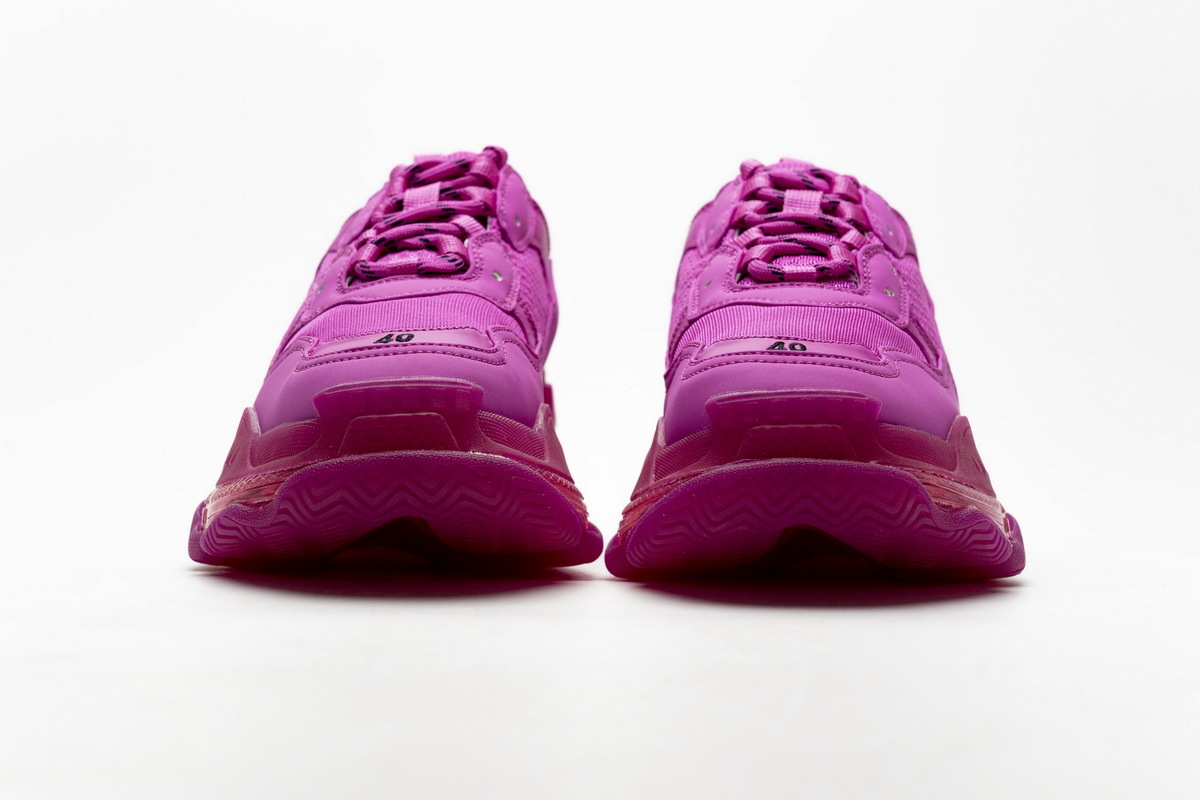 Coco Shoes Balenciaga Triple S Plum Red 541624 W09O1 2132 - Cocoshoesvip.net