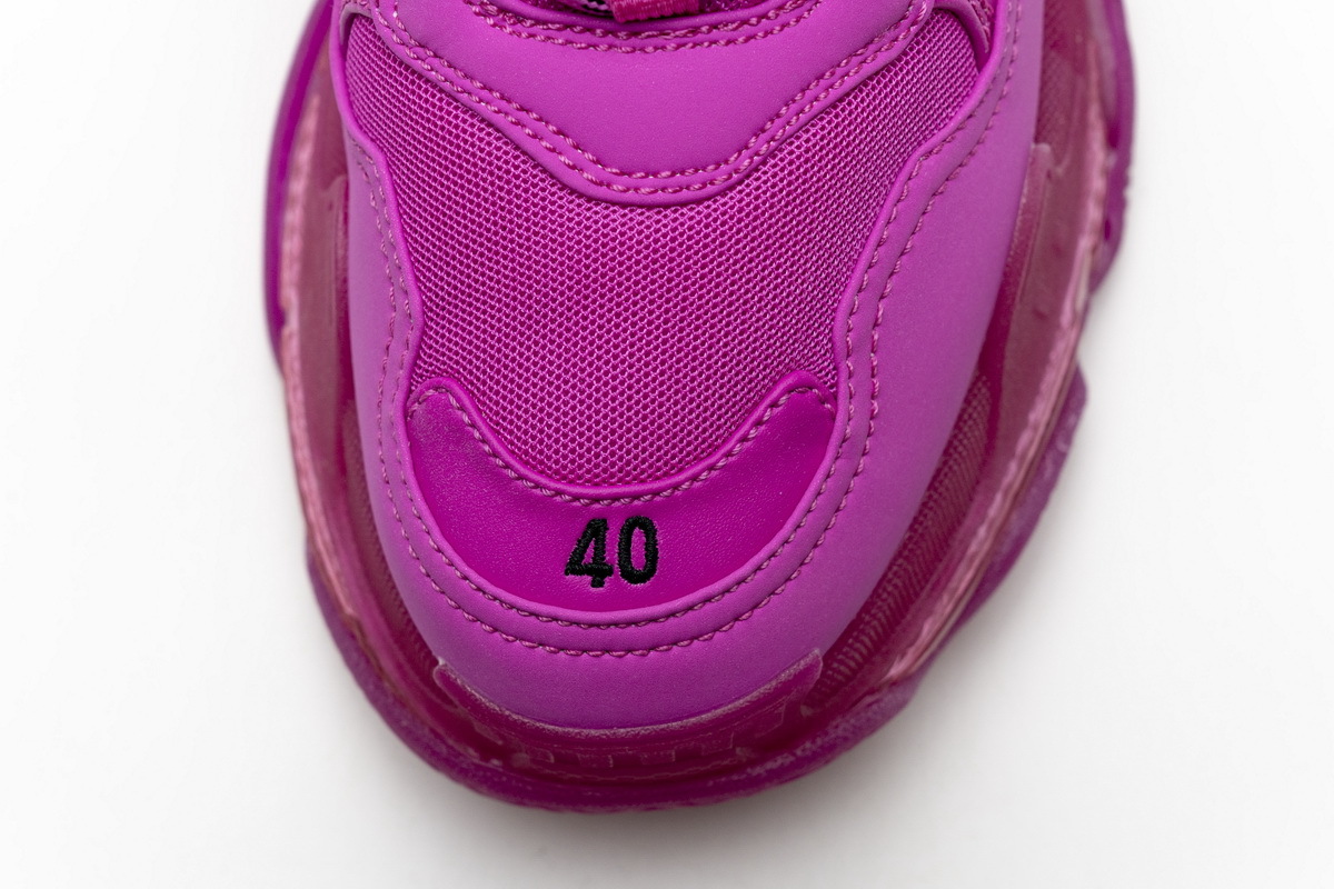 Coco Shoes Balenciaga Triple S Plum Red 541624 W09O1 2132 - Cocoshoesvip.net